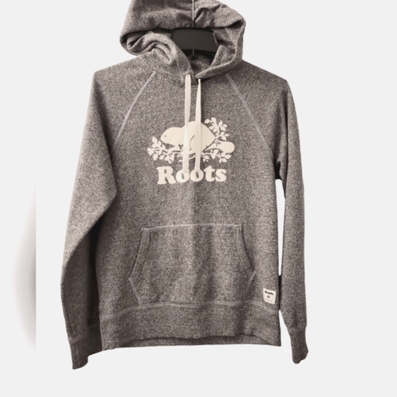 Roots Gray Long Sleeve Hoodie - Picture 1 of 5